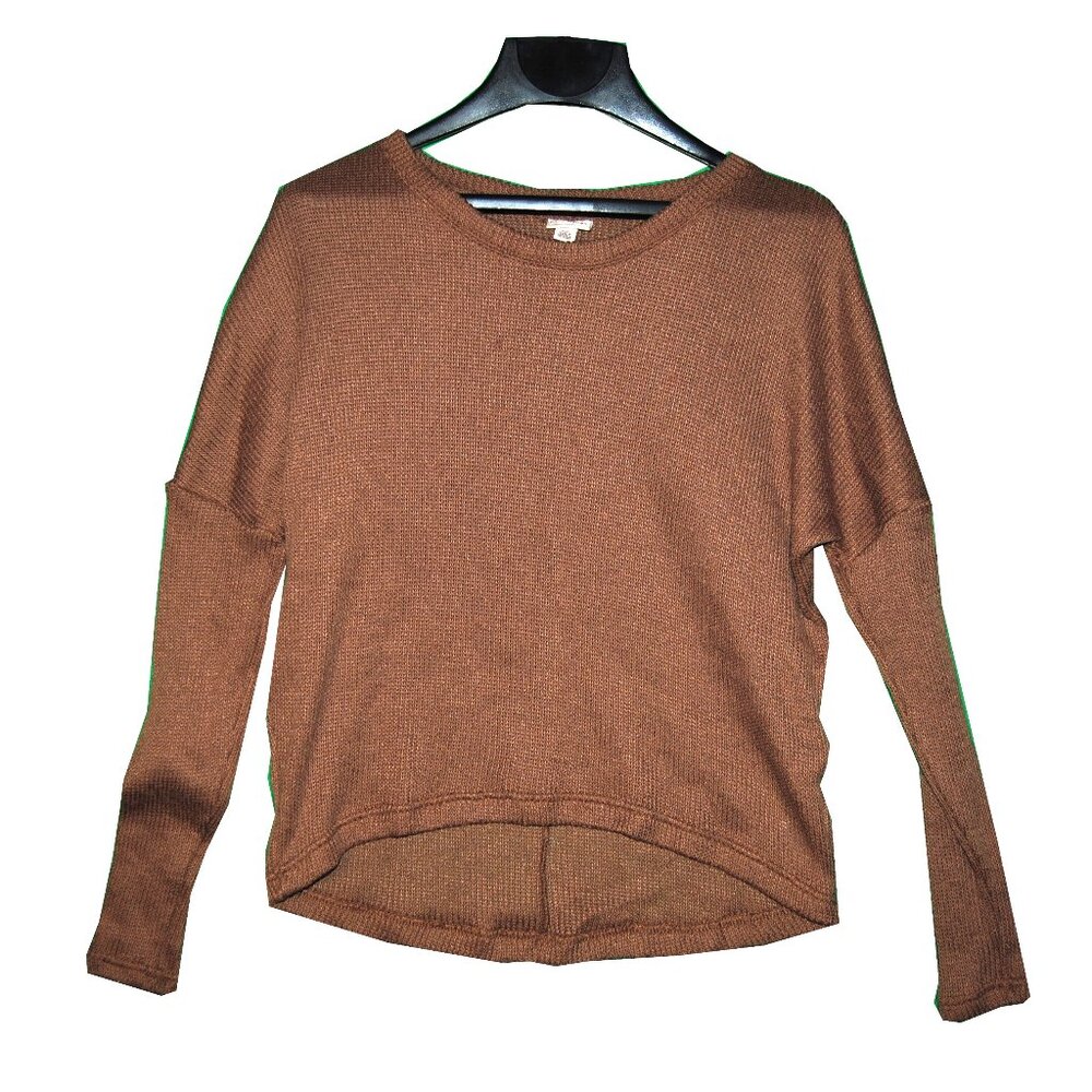 Cape Juby Size S/P Sweater Tan/Brown, Long Sleeves